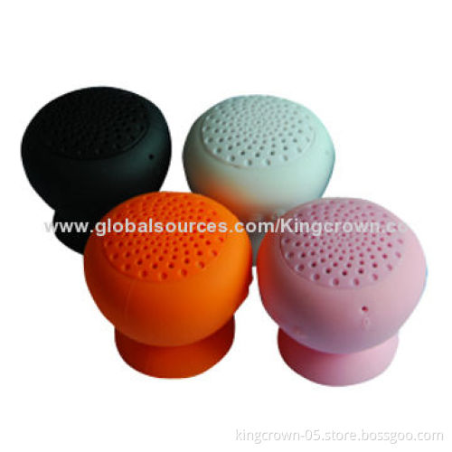 Suction Cup Mini Bluetooth Speaker with Handsfree Phone Call